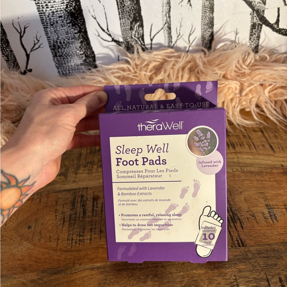TheraWell Sleep Well Lavender Foot Pads